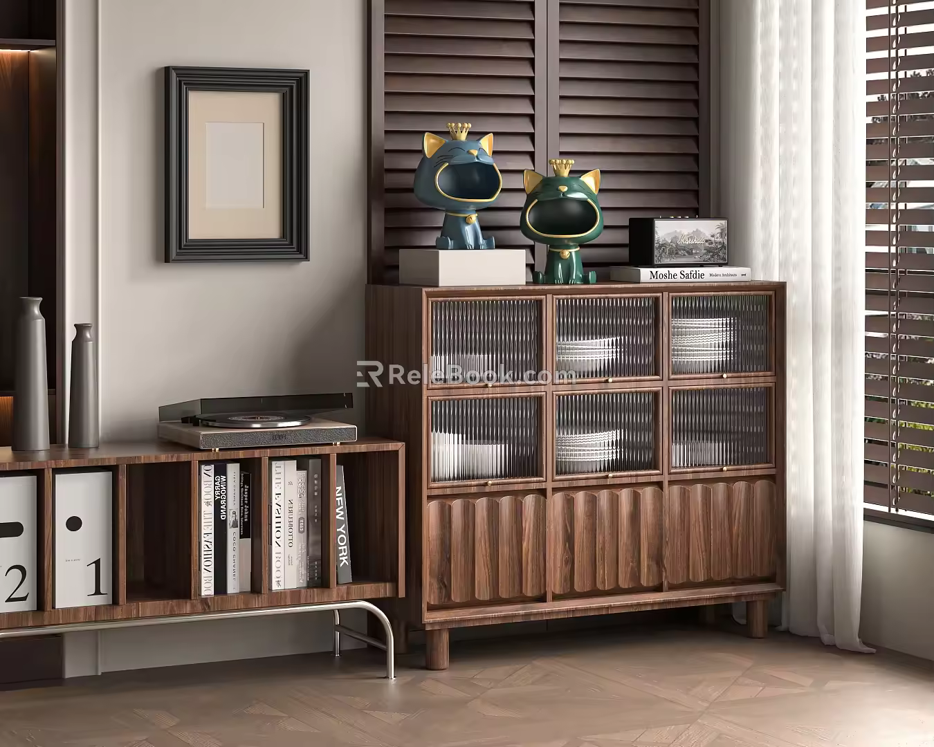 Middle Style Sideboard 3d model