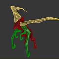 Mysterious Black Flying Creature With Large Wings And Sharp Claws