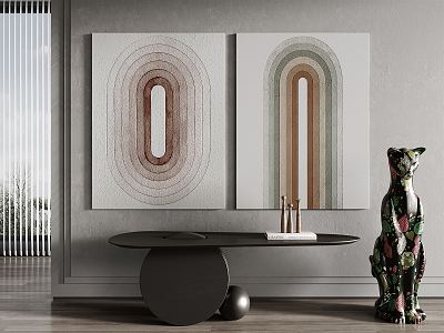 Quiet Decorative Paintings 3d model