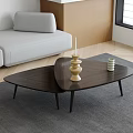 arflex coffee table solid wood mother and child coffee table desktop decoration shaped coffee table triangle coffee table 3d model