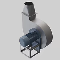 Centrifugal fan 3d model