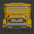 Modern School Bus 3d model