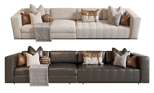 Modern Combination Sofa 3d model