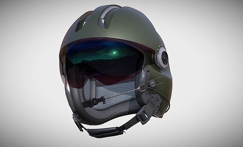 Pilot's Helmet 3d model