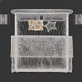 Kids Bed With Upholstered Headboard Cozy Bedding Side Tables And Decorative Dolls