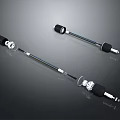 High Quality Automotive Drive Shafts With Metal Construction And Universal Joints