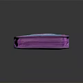 Cute Purple And Blue Butterfly Flower Print Pencil Case With Zipper Closure For Students