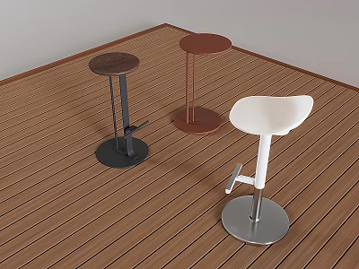 Bar Chair Bar Stool High Stool 3d model