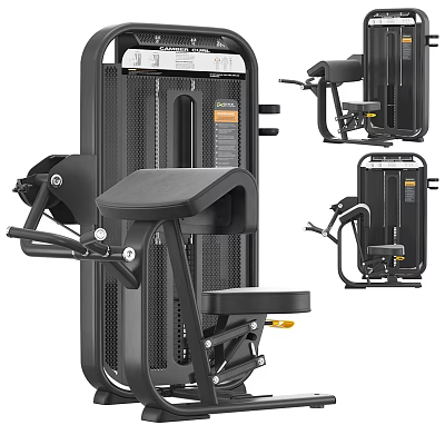 Multifunctional Gym Fitness Equipment For Strength Training With Adjustable Seat And Handles 3d model