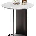 Light luxury round several sides combination 3d model