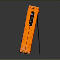 Orange Handheld Digital Multimeter With Display Screen Waveform Graph Buttons And Knob