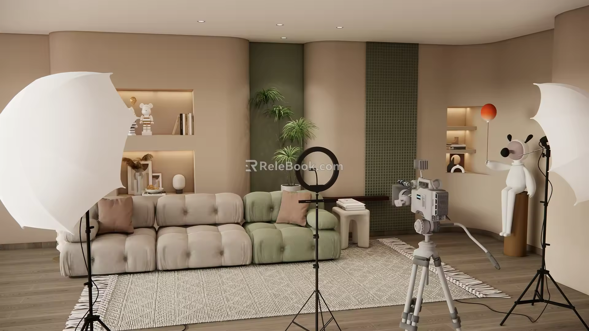 Net red studio 3d model