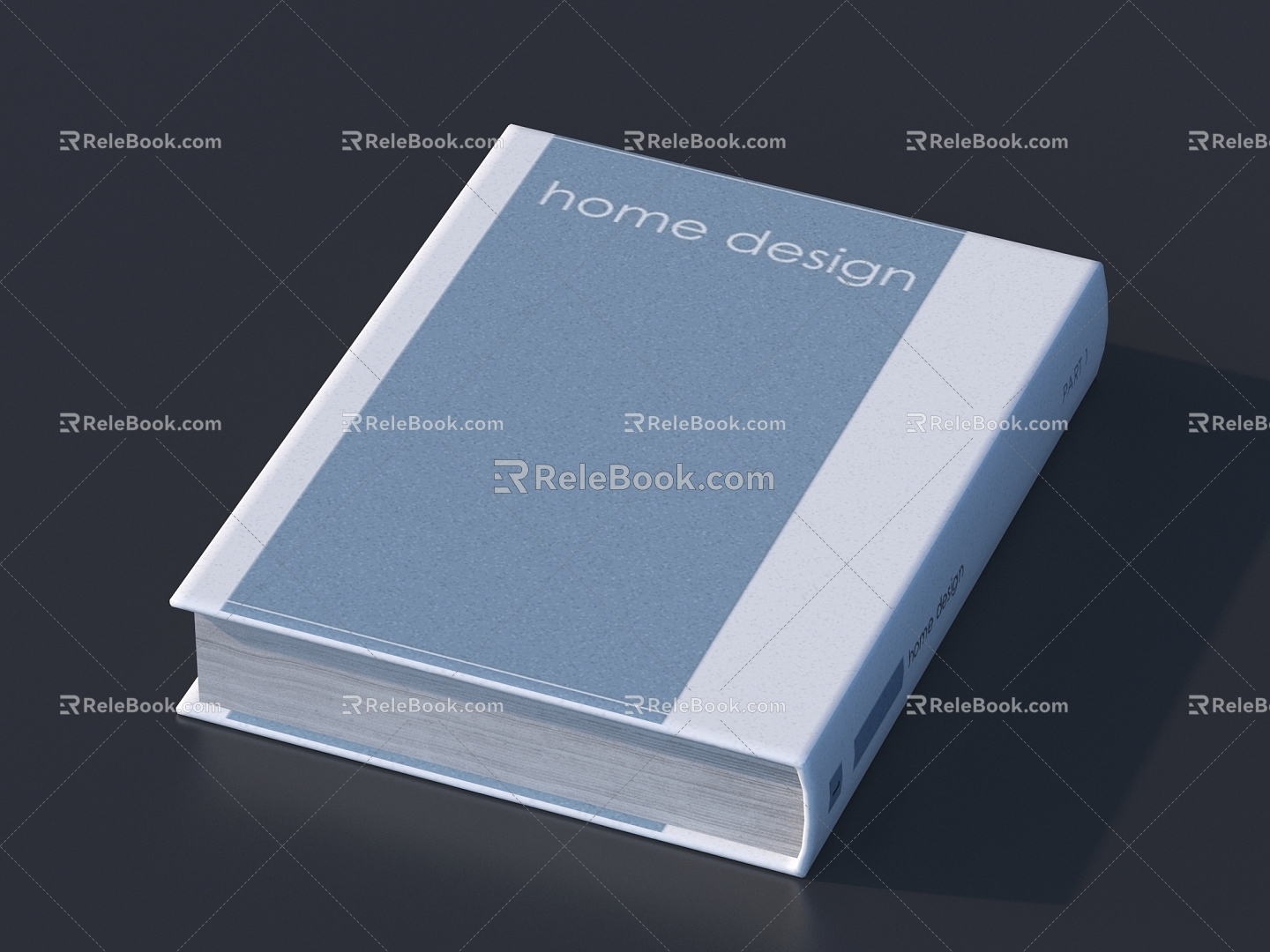 Modern Book Notebook 3d model