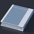 Modern Book Notebook 3d model