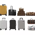 Assorted Luggage and Travel Bags with Spinner Suitcases Hardshell Cases Patterned Handbags and Duffel Bags