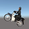 Motorcycle Loading Motorcycle 3d model