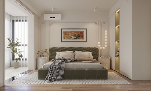 Modern Bedroom 3d model