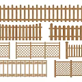 Wooden Fence Various Designs Including Picket Lattice and Panel Styles for Garden Use