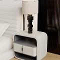 Table lamp combination table lamp bedside table 3d model