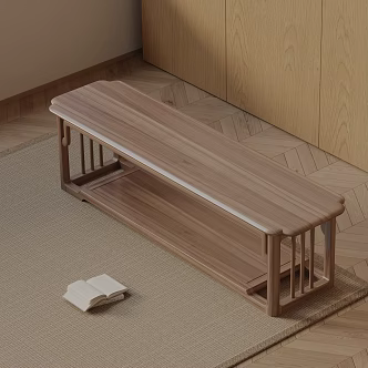 Modern shoe changing stool 3d model
