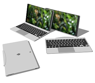 Modern Laptop 3d model