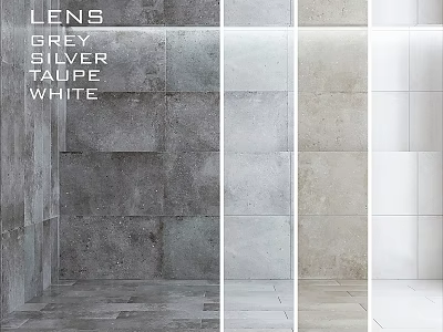 Building Components in Grey Silver Taupe White for Modern Interior Design 3d model
