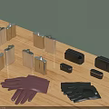 Elegant Wine Bottles And Glasses On Wooden Table With Silver Accents And Decor