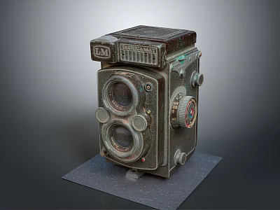 Vintage Retro Digital Camera Classic Device for Mobile Photography Enthusiasts 3d model