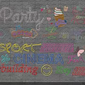 Neon Decorative Lights with Party Cinema Sports Love Delicious Themes