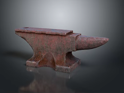 Heavy Duty Cast Iron Anvil For Professional Hardware Tools Workshop Use 3d model
