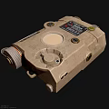 Rugged Beige Commercial Equipment With Multiple Ports Labels Connectors And Durable Design