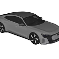 Silver Sedan Car With Black Roof Sleek Design And Modern Exterior Black Wheels