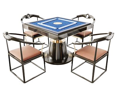 New Chinese Mahjong Table and Chair Mahjong Table model