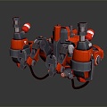 Modern robot cartoon robot anime robot 3d model