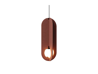 Sound Absorbing Felt Chandelier Simple Bar Homestay Cafe Chandelier Living Room Bedroom Dining Room Chandelier 3d model