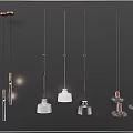 Modern Pendant Lights with Various Designs and Metallic Glass Finishes for Home Decor