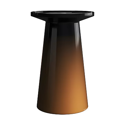 Elegant Modern Coffee Table With Gradient Brown Black Base And Sleek Top Design 3d model