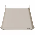 Beige Tray With Handle By ferm LIVING For Modern Home Decor