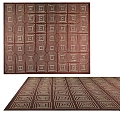 New Chinese Style Simple Carpet Carpet Simple Carpet Living Room Carpet Pattern Carpet Decorative Carpet 3d model