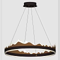 Modern chandelier combination 3d model