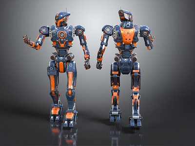 Modern Robot Warrior Robocop 3d model