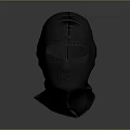 Gray Balaclava Full Head Coverage Design With Eye Opening And Fabric Texture