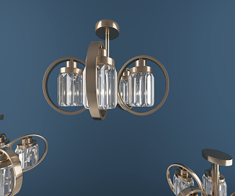 Modern chandelier 3d model