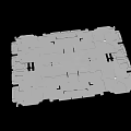 Detailed Architectural Building Floor Plan Layout With Room Structures And Design