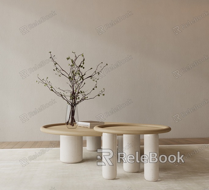 Modern coffee table model