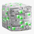 Pixel Art Style Ottoman Poufs With Character Faces And Orange Gray Patterns For Living Room
