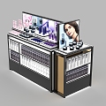 Skin Care Nakajima Import Cabinet Skin Care Cabinet Cosmetic Cabinet Front Desk Display Nakajima Display Cabinet 3d model