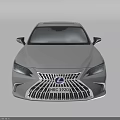 Lexus Silver Sedan With Sleek Design Sunroof And Multi spoke Wheels