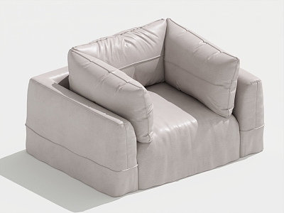 Modern Single Sofa Single Leisure Chair model