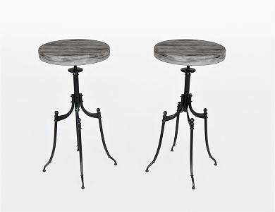 Modern Bar Stool Bar Chair 3d model